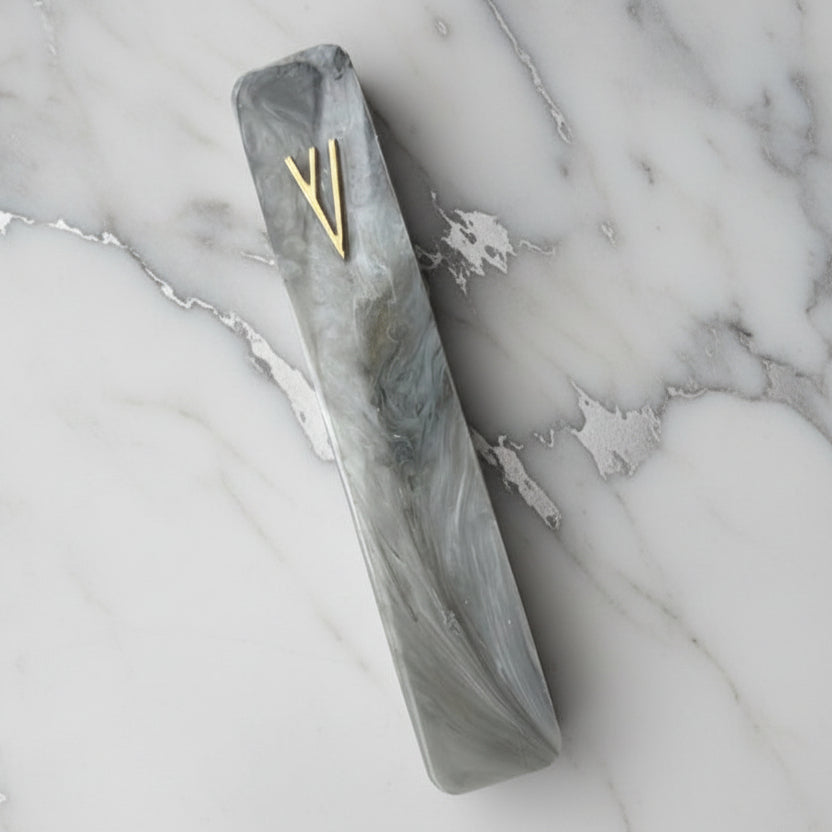 Modern Marble Mezuzah