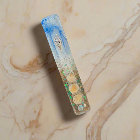 Unique Sea Shell Beach Mezuzah