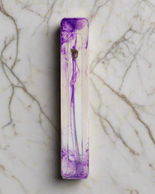 Clear Colored Mezuzah Case