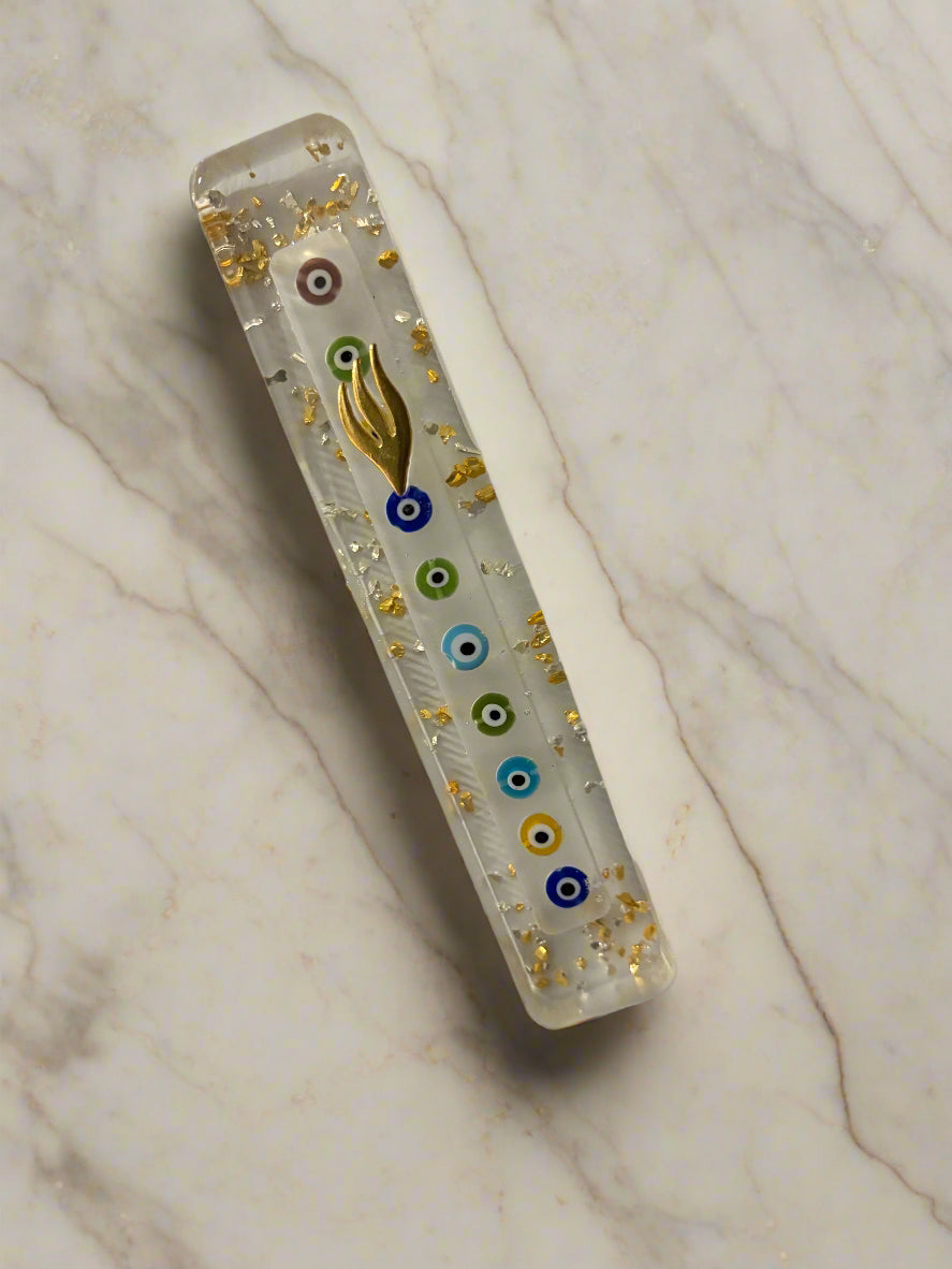 The Sparkled Color Eye Mezuzah