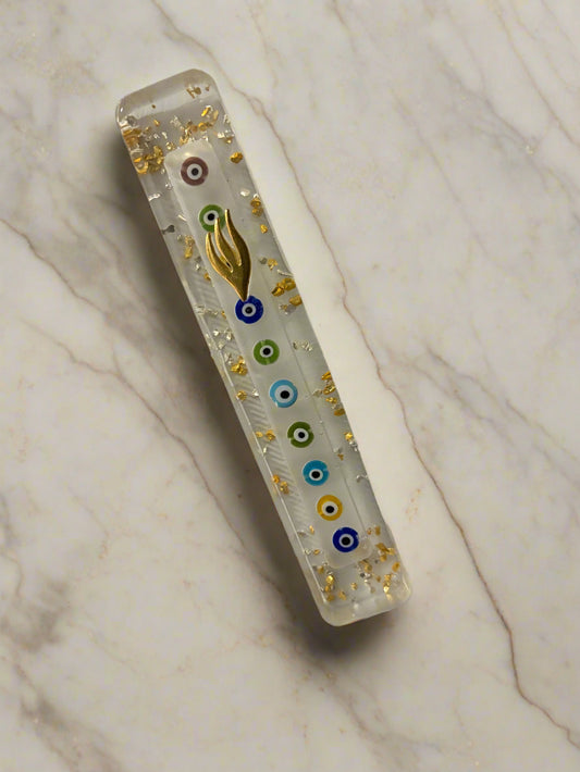 The Sparkled Color Eye Mezuzah
