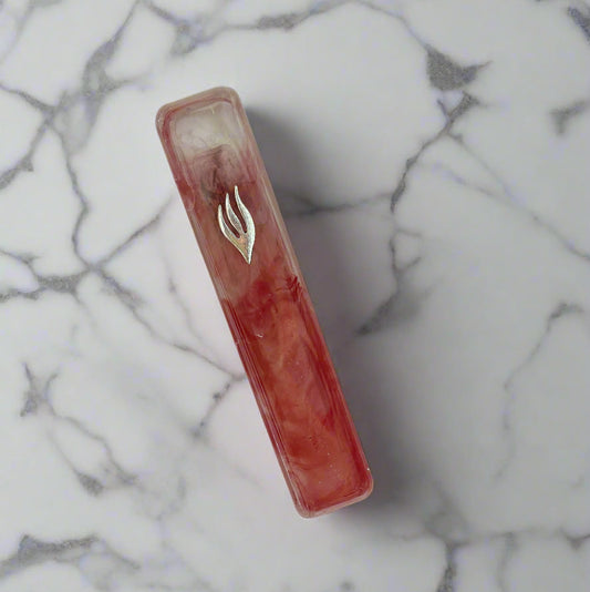 Artistic Multi-Colored Mezuzah Case