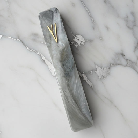 Modern Marble Mezuzah