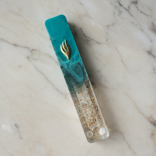 Spiral Wave Beach Mezuzah